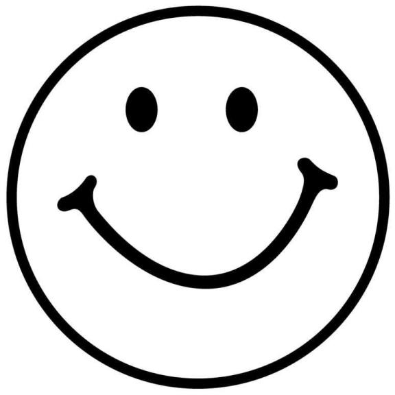 White Smiley Face Clipart