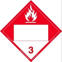 Hazard Class 3 Placards - DOT Placards from Labelmaster