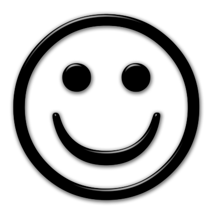 Smiley-face Black And White Clipart