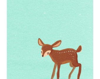 Cute Baby Deer Clipart - Free Clipart Images
