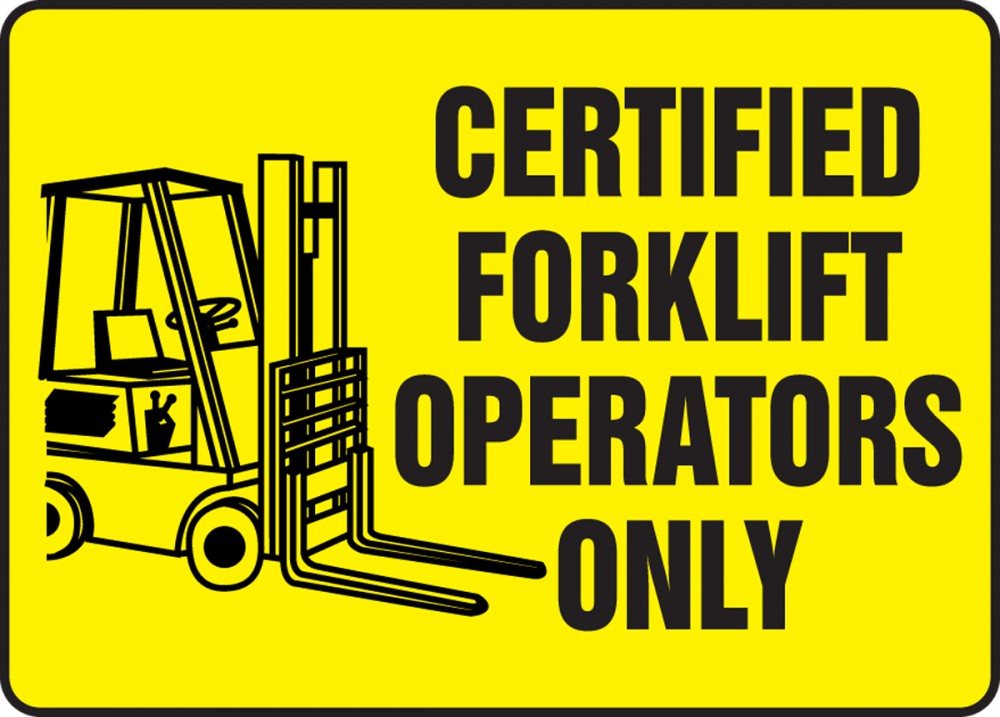 Forklift Traffic Safety Signs