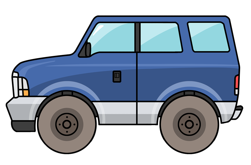 Suv Cartoon Clipart