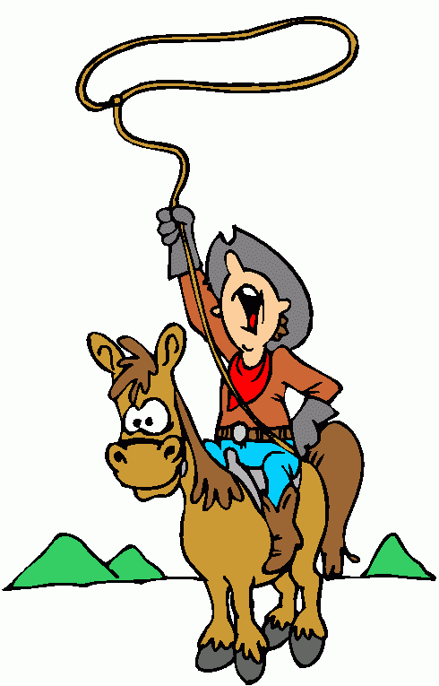 Cowboy lasso clipart free