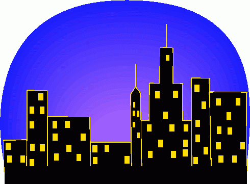 Cartoon City Clipart