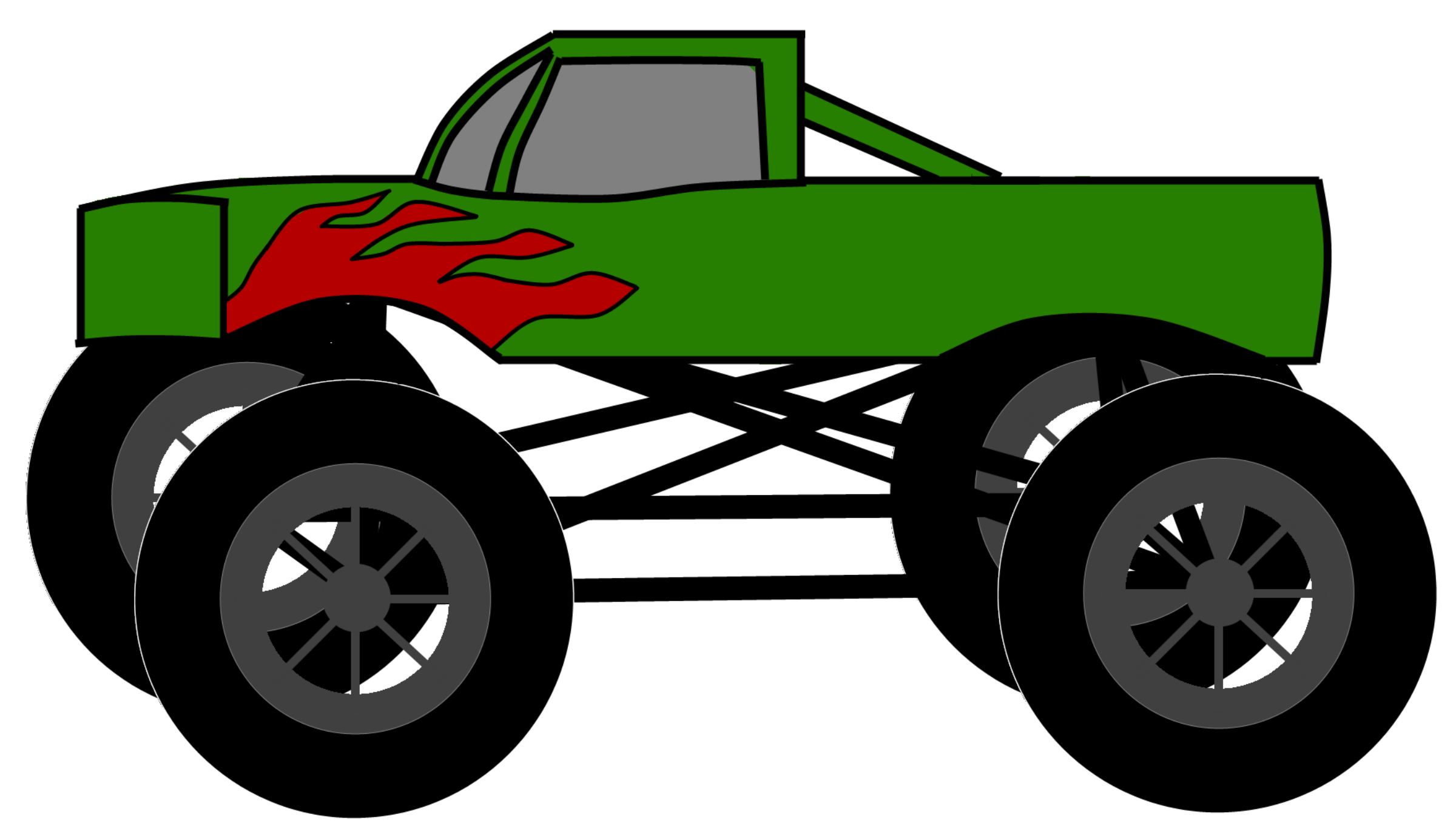 Green Truck Clipart