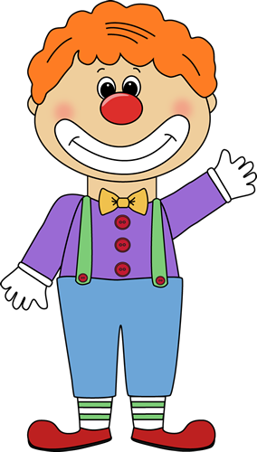 Clown clipart for kids