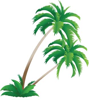Palm Tree Black Clip Art, Vector Palm Tree Black - 1000 Graphics ...