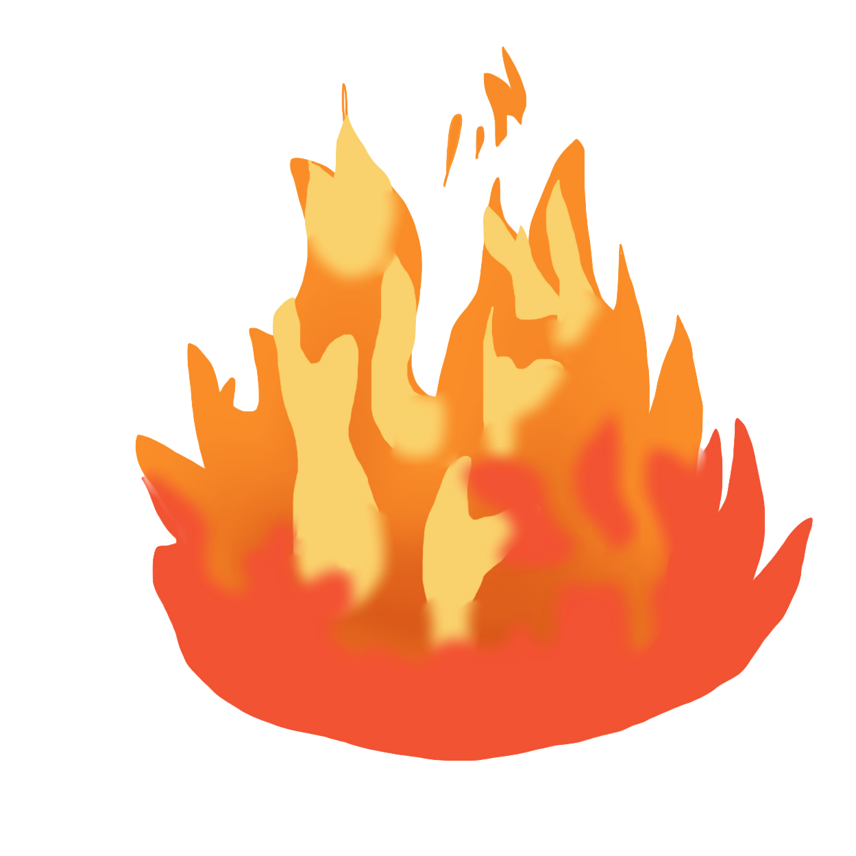 Flames fire clip art - Clipartix