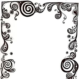 Paisley Border Clip Art Exclusive Layout | Piclipart