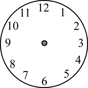 Clipart clock face no hands - ClipartFox