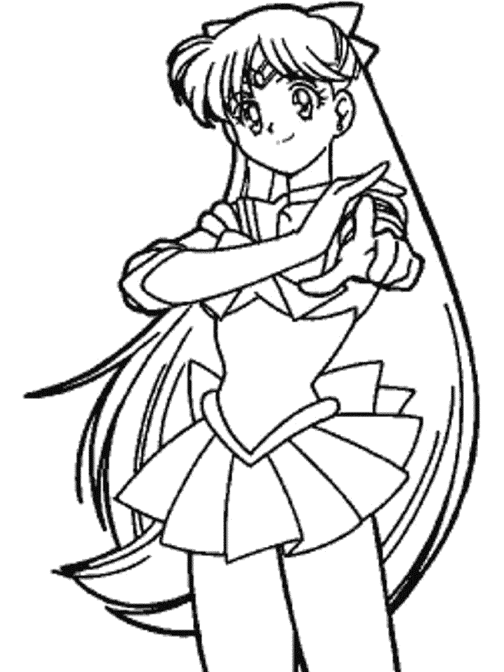 Sailor Moon Color Pages - AZ Coloring Pages