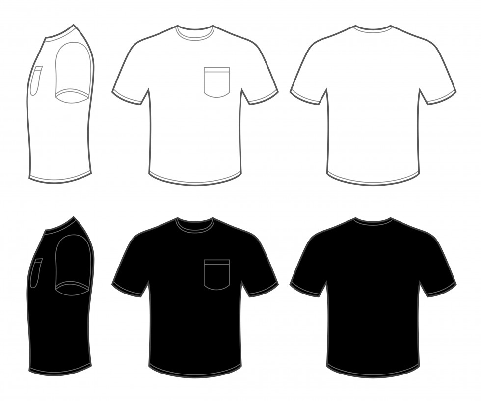 Pocket T Shirt Template