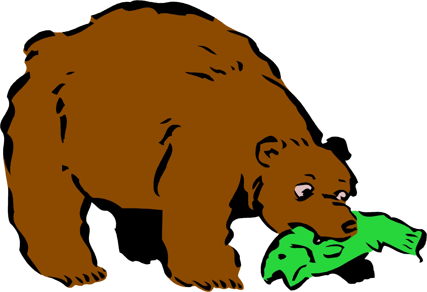 Standing bear clipart free clipart images 2 - Clipartix