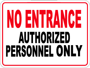 No Entrance - ClipArt Best