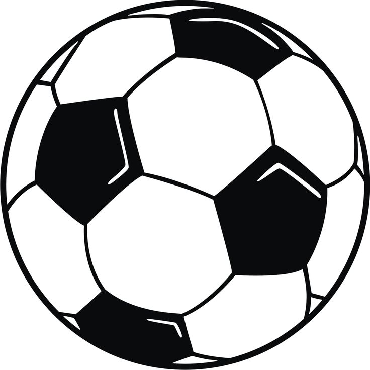 Miniature soccer ball clipart