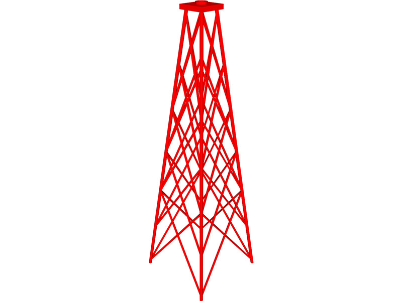 Oil Drill Rig 3D Model Download - 3D CAD Browser