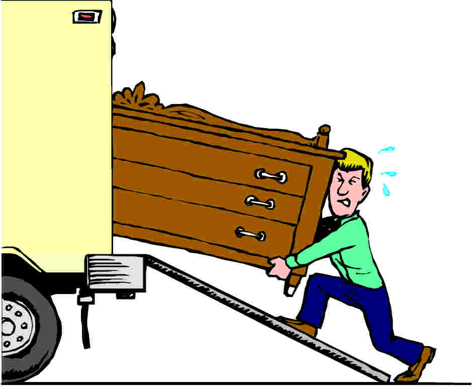 Clip Art - Clip art moving 099309