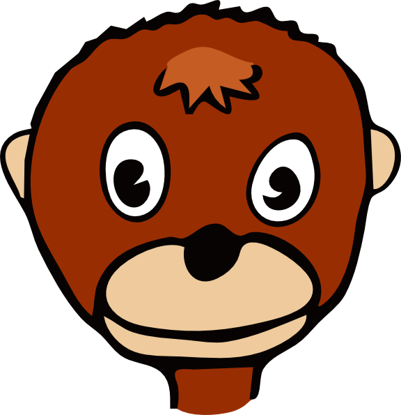 Monkey Cartoon Face - ClipArt Best