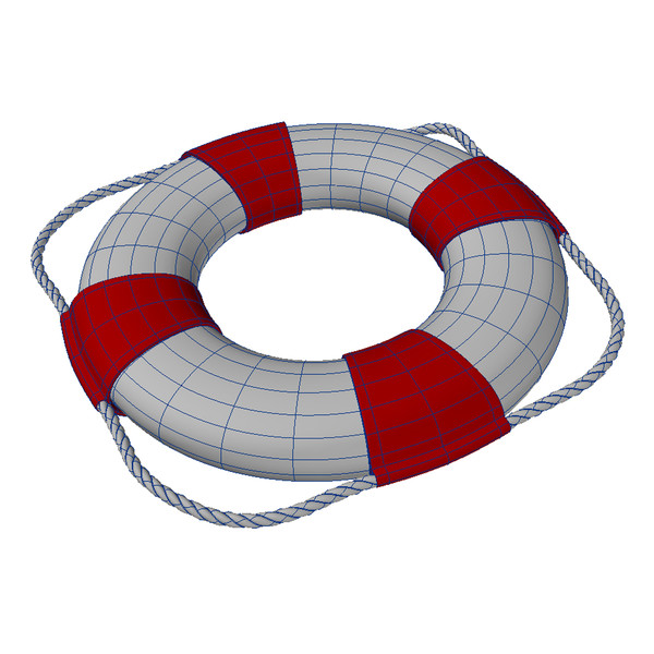 3d model life saver