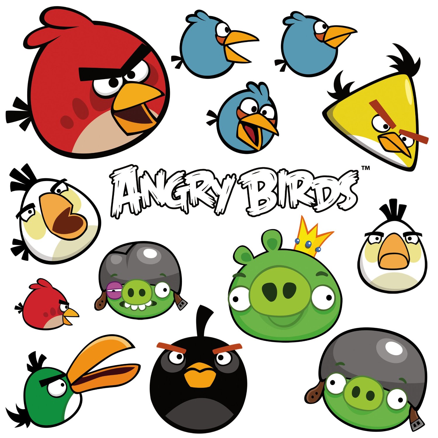 Angry Birds Wall Stickers Spotty Dotty