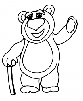 Lots o Huggin Bear coloring page | Super Coloring