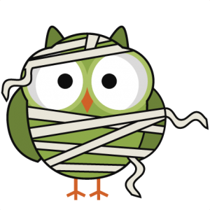 Halloween Mummy Owl SVG cutting files for scrapbooking halloween ...