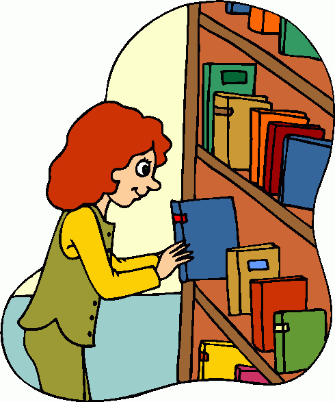 school library clip art