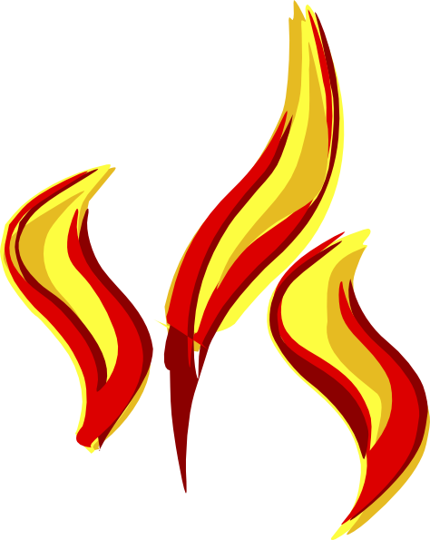 Flames vector art clipart - Clipartix