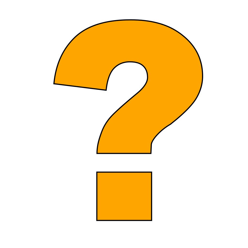 File:Orange question mark.svg