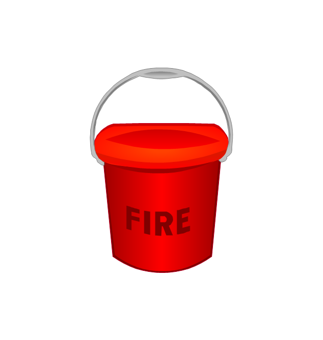 Fire safety equipment - Vector stencils library | Safety and ...