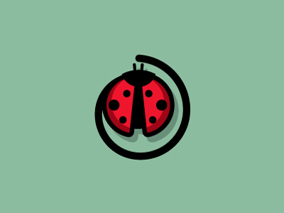 Logo Design: Ladybugs | WebDesignArtShop.comWebDesignArtShop.com