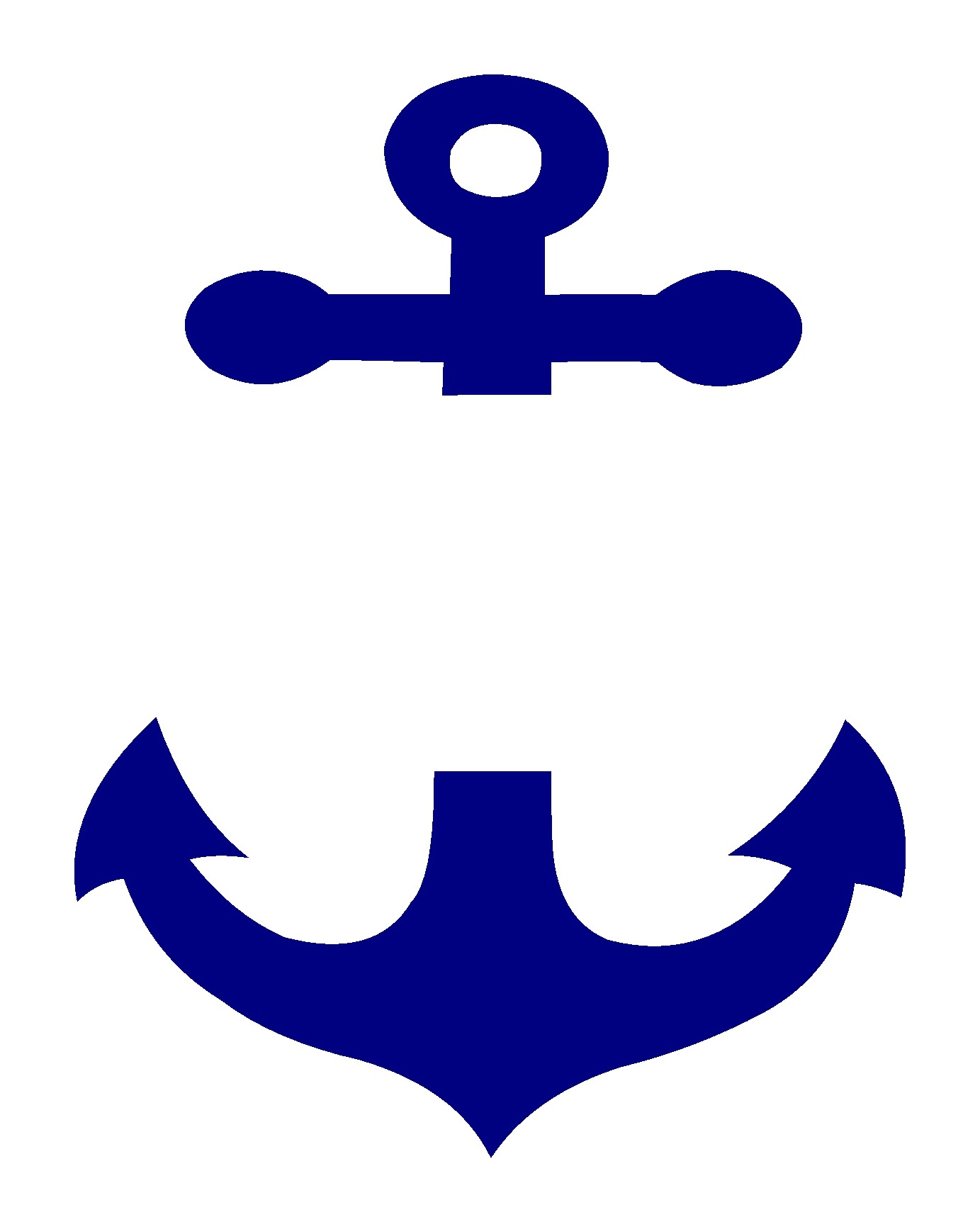 Chevron Anchor Clipart