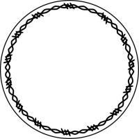 Barbed Wire Circle Clipart