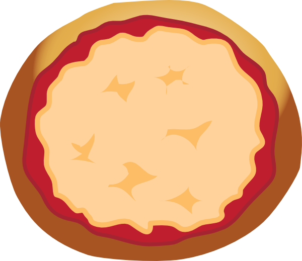 Plain pizza clipart