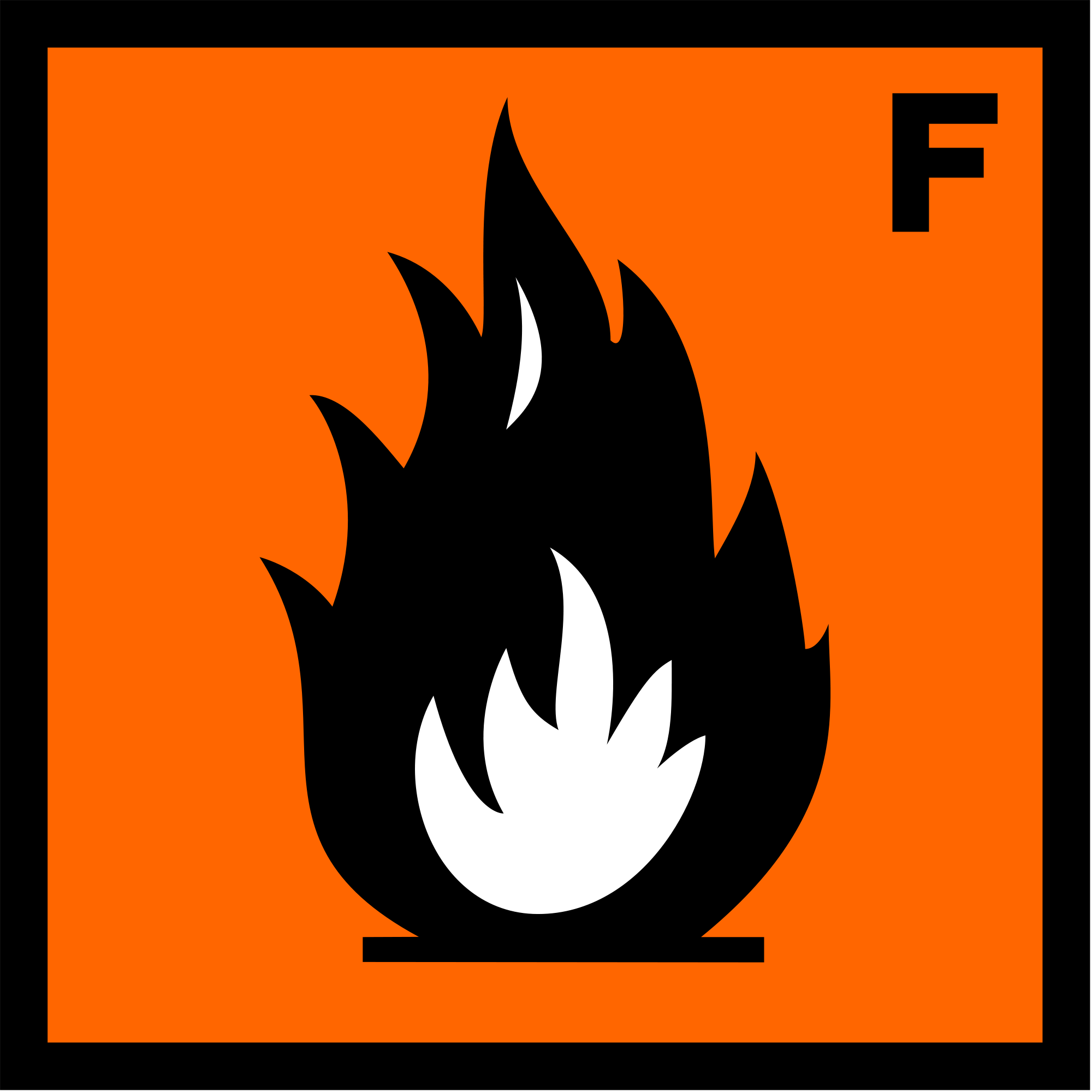 Flammable Hazard Symobl - ClipArt Best