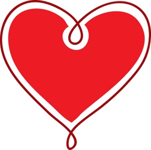 Red Heart Shape - ClipArt Best