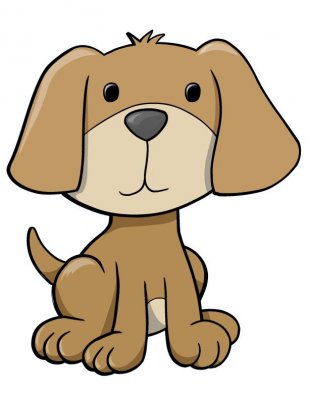 Cartoon puppies clipart