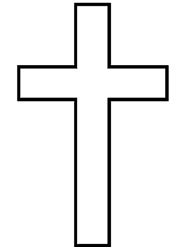 Cross Coloring Page - ClipArt Best
