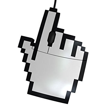 Amazon.com: Retro Pointer Finger Cursor Icon Pixel Mouse Usb Pc ...