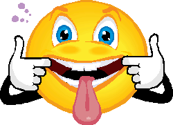 Tongue out clipart