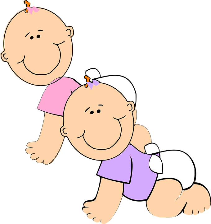 Cute twin babies clipart free download - ClipartFox