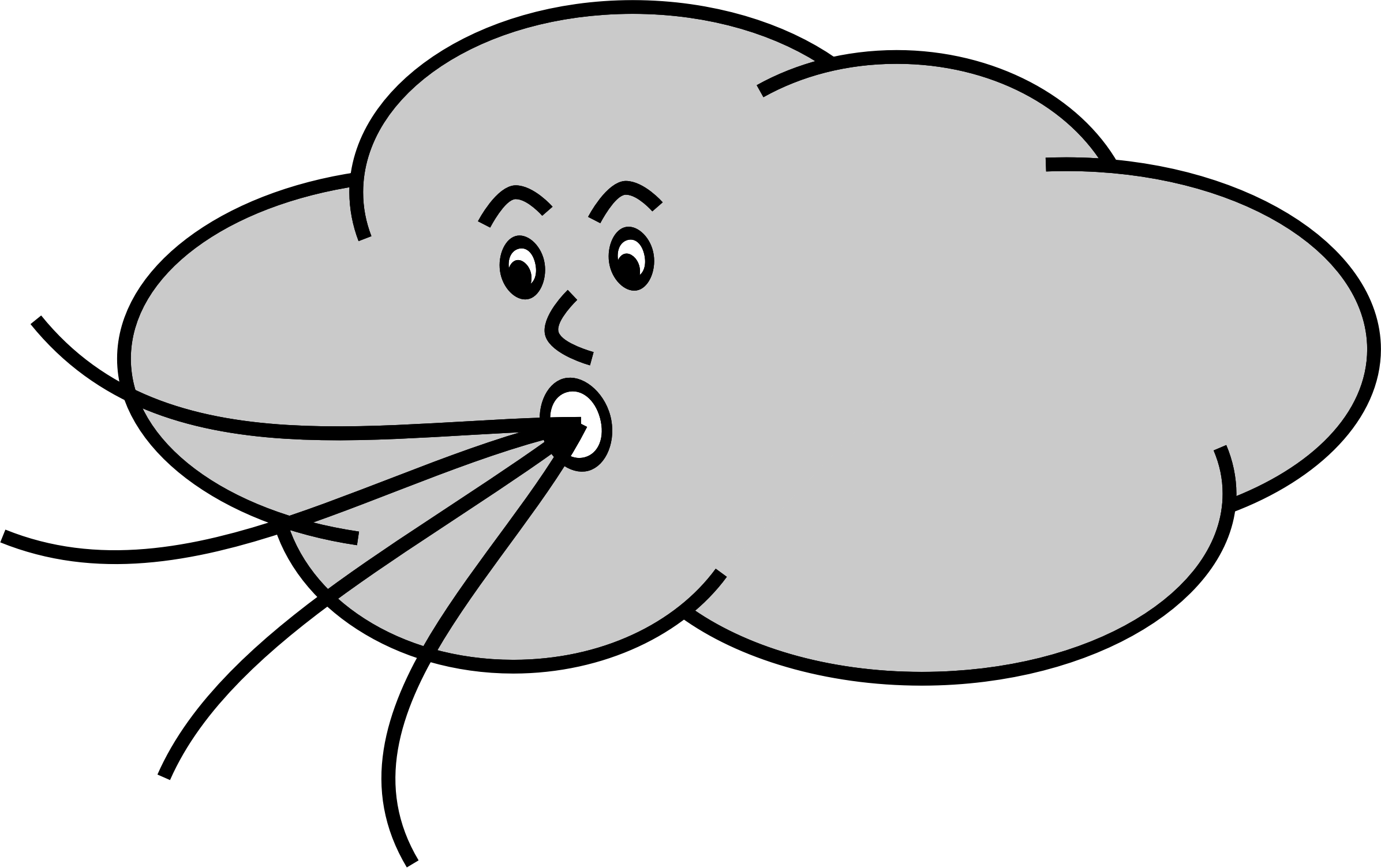 Wind Blowing Clipart - Tumundografico