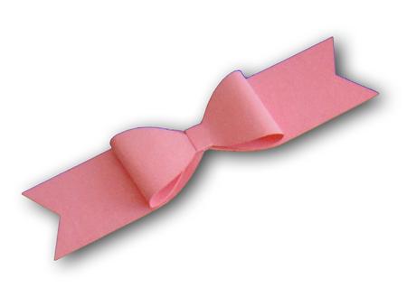 3D Ribbon Bow template 1 - SVG file