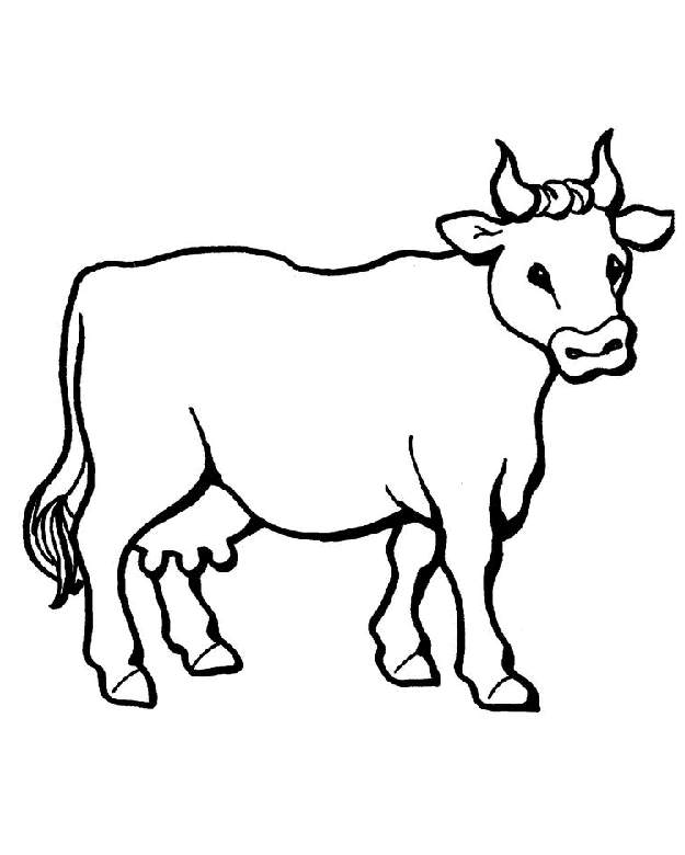 Cute Cow Coloring Pages For Kids « E Greetings And Graphics on ...