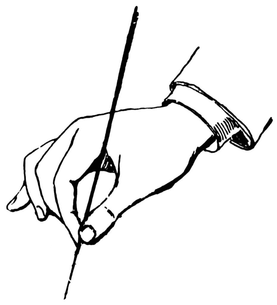 Hand with stick | ClipArt ETC