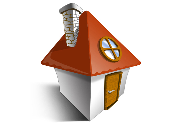 Free Layered House Icon | Free PSD Files