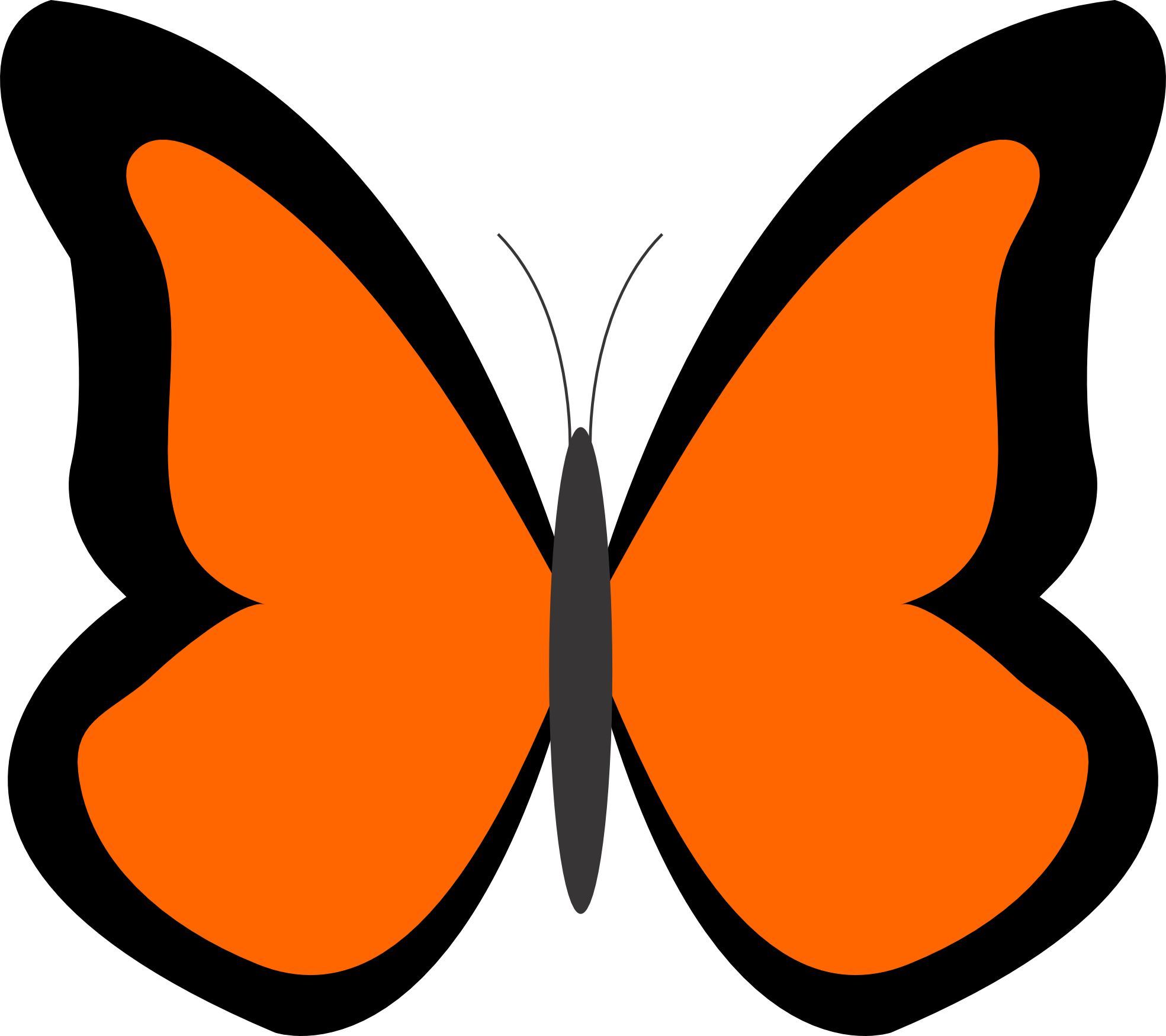 Butterfly images clip art