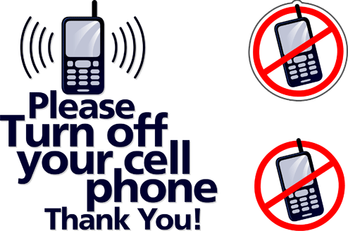 No mobile phone clipart