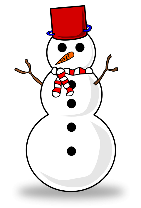 Free cute snowman clipart