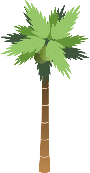 Palm Tree Clip Art - vector clip art online, royalty ...
